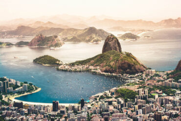 a landscape view over Rio De Janeiro