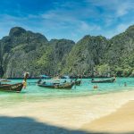 small boats on Thailand waters