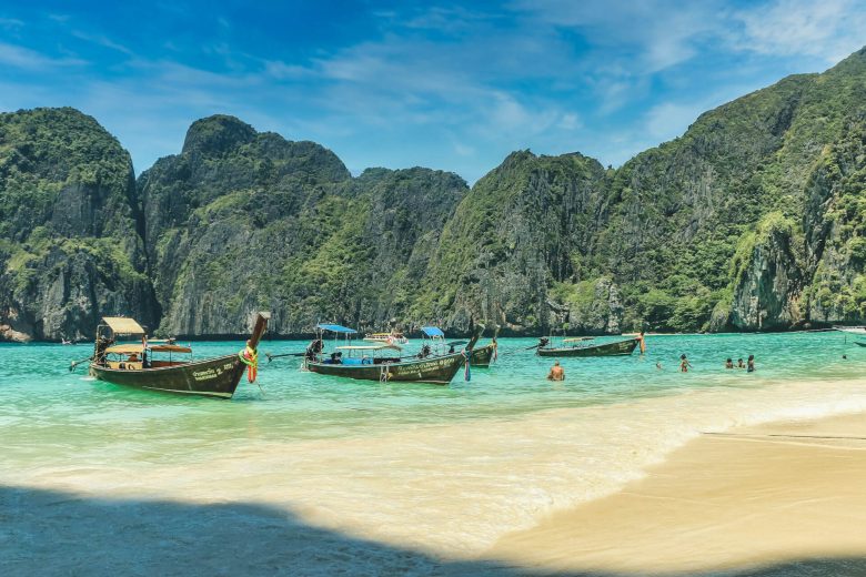 small boats on Thailand waters