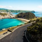 A coastline road in the Azores, Portugal