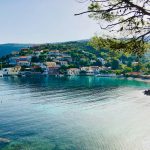 A sunny coastal image in Kefalonia the Greek Island