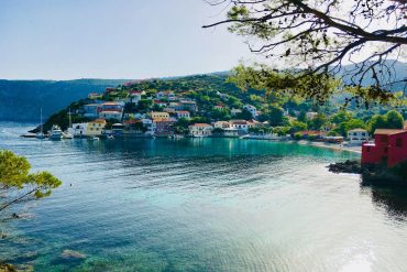 A sunny coastal image in Kefalonia the Greek Island